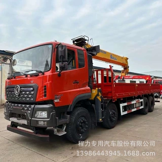 出口外贸东风天龙KC前四后八徐工14吨随车吊 可配16吨20吨吊机