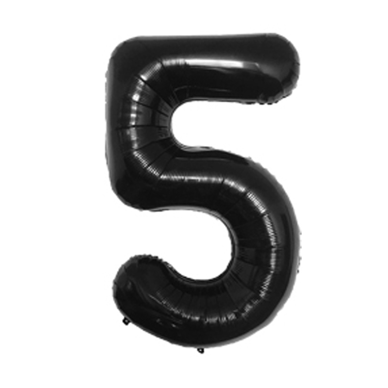 Pequeño globo digital 16 pulgadas versión americana delgada decoración del cuerpo fiesta de cumpleaños Comercio exterior globo de película de aluminio al por mayor globo digital