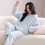 保暖外穿带帽新款家居服