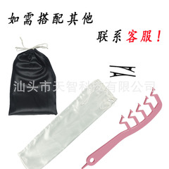 Cross-border sports lazy no-heat curling iron with iron wire cotton sleep magic leopard print hair tie with clip large waves