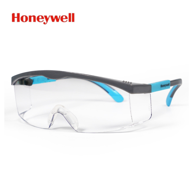 霍尼巴固 120300防护眼镜S200G静谧蓝透明镜片男女防风防尘防雾