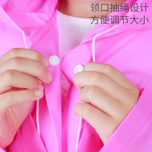 EVA disposable raincoat long full body anti-riot rain transparent thickened children's male and female adult travel poncho household