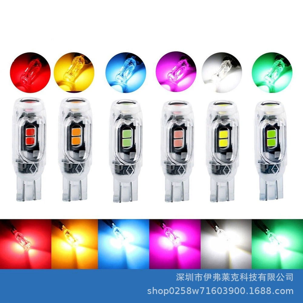 Новый T10 3030 5smd взрывной автомобиль мотоцикл светодиодный свет подсветка 5W5 Обещающий декодированный широкий свет
