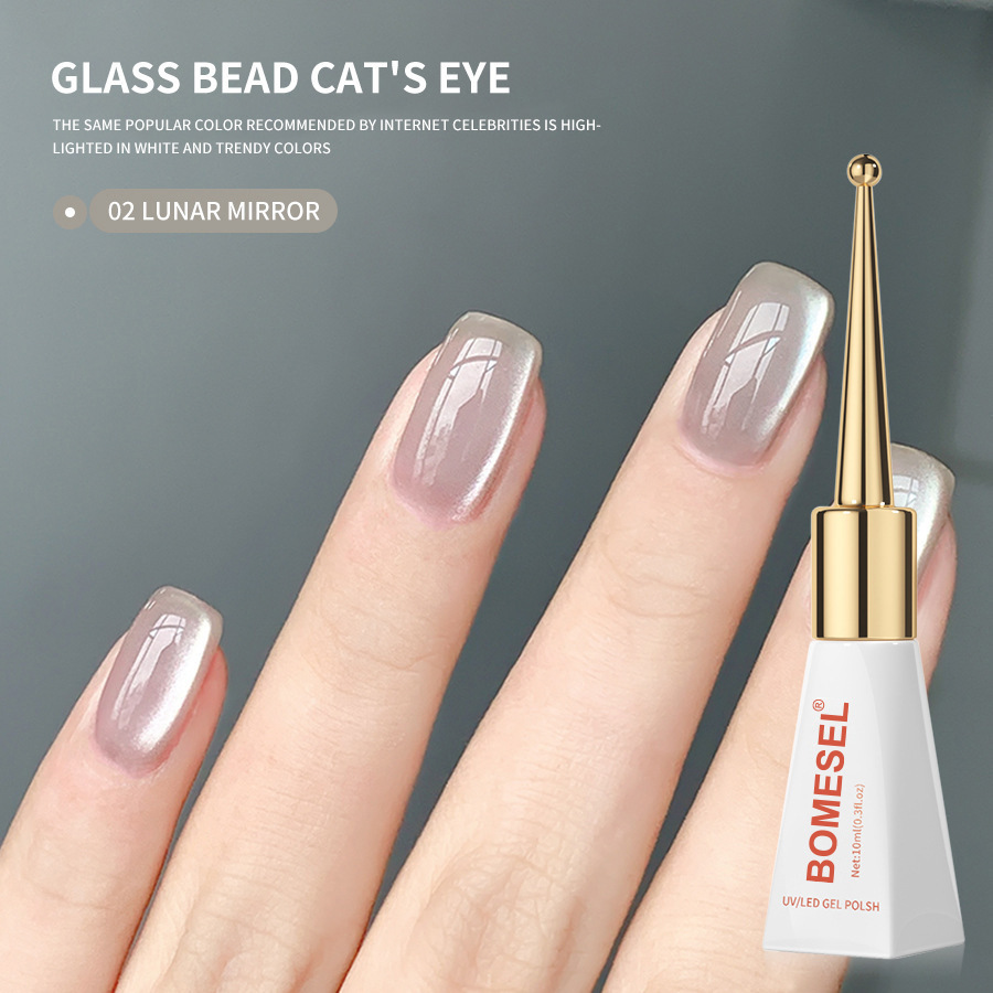 Botella de cetro, Perla de vidrio blanco de porcelana 02