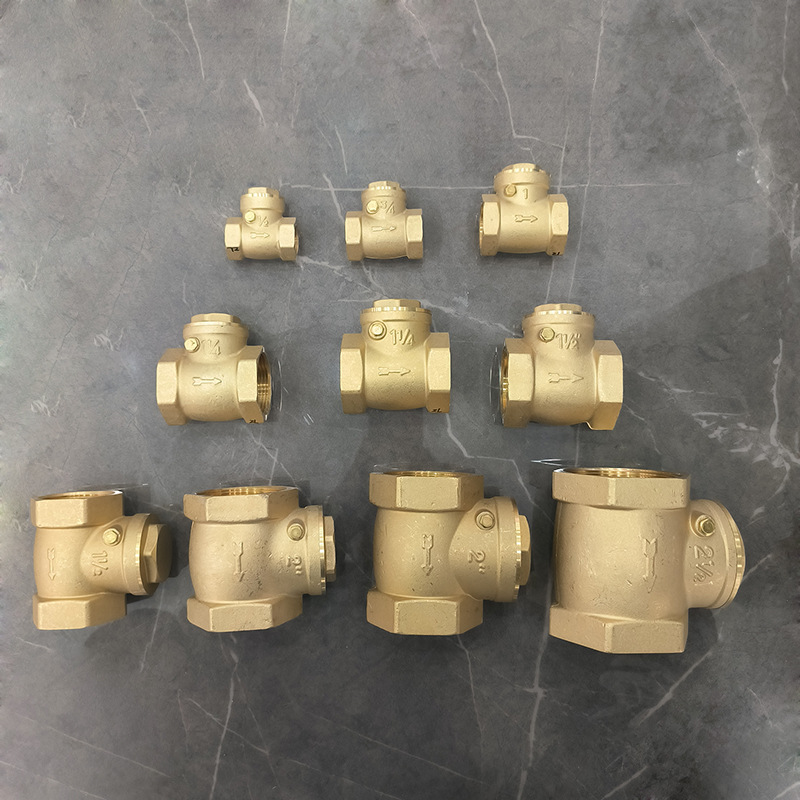 挡板式止回阀铜体黄铜止回阀