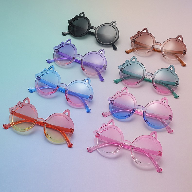 2025 nuevos lindos gafas de sol para niños PC en gafas de sol de comercio electrónico para correr gafas de protección solar UV para niños