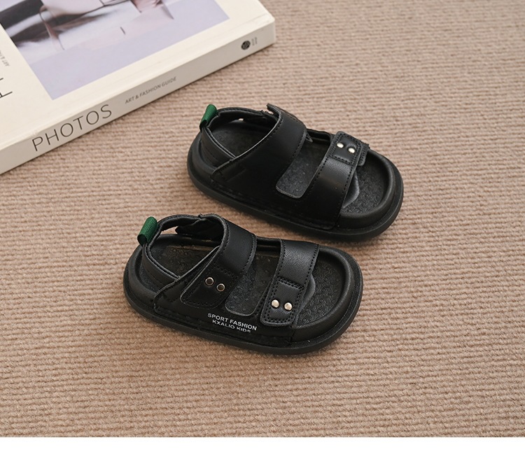 Boys Sandals Soft Soled Summer Beach Shoes For Kids And Students_voghion.com