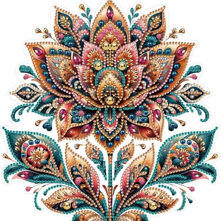 Amazon Hot Diamond Painting Rose Ornaments 5D Gem Embroidery Art Home Office Desktop Decoration