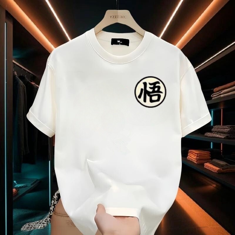 2024 New Dragon Ball Wukong Series Anime Print Fashion Couples Short-sleeved T-shirt Summer Trendy Youth T-shirt 2024 New Dragon Ball Wukong Series Anime Print Fashion Couples Short-sleeved T-shirt Summer Trendy Youth T-shirt