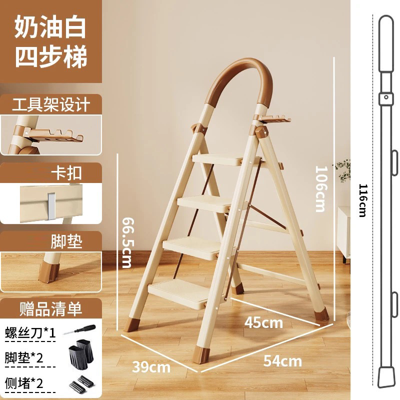 escalera en zigzag plegable doméstica escalera de escalada interior pequeña escalera portátil ligera multifuncional escalera de movimiento de vivienda