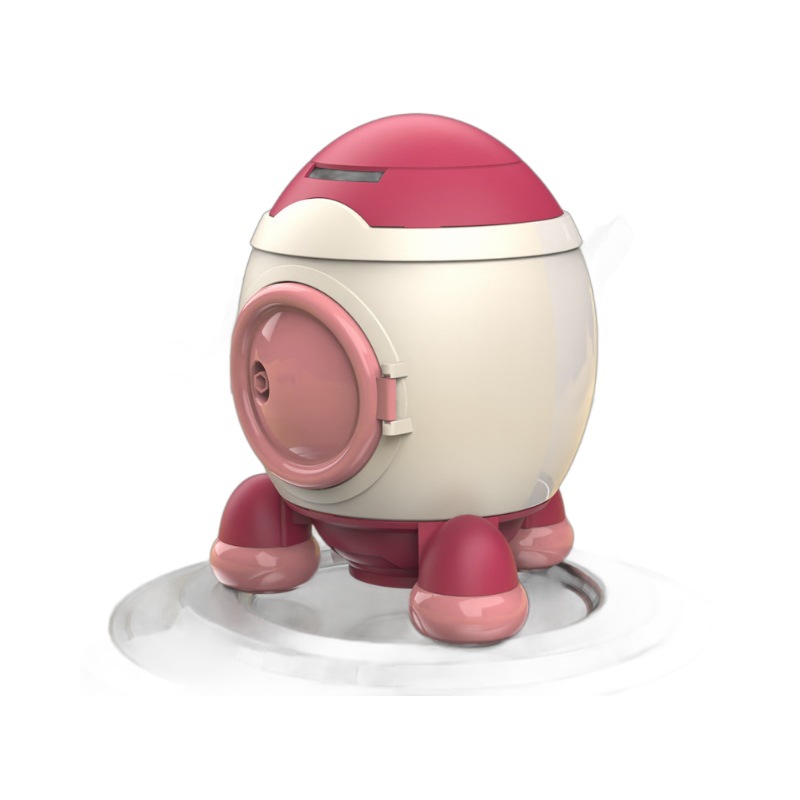 Nueva historieta cohete alcancía para niños y niñas niños caja de almacenamiento en línea rojo DIY creativo alcancía accesible