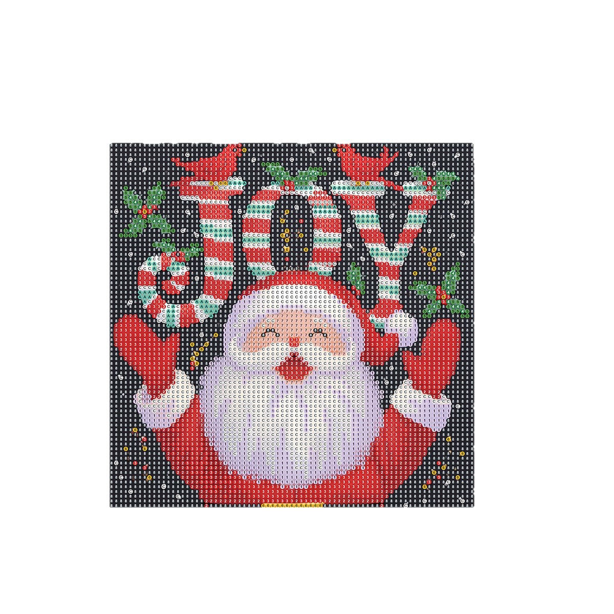 Kit de materiales DIY para pintura de diamantes hecha a mano de Papá Noel, decoración del hogar, superventas transfronterizo, venta al por mayor