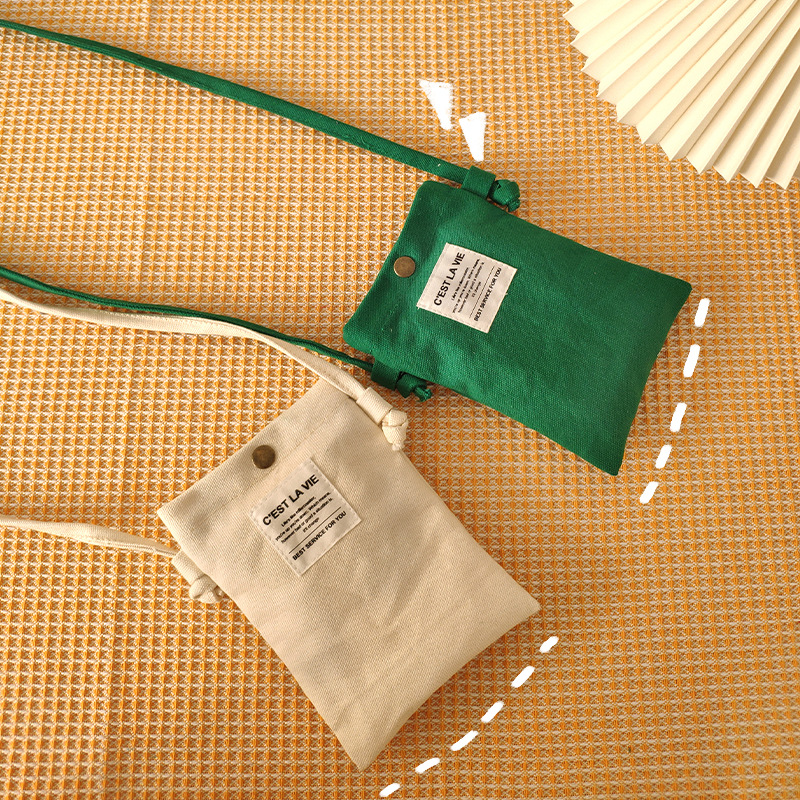 Amazon suministro transfronterizo simple color sólido mini teléfono bolsa 2022 nuevo solo hombro crossbody Bolso pequeño monedero femenino