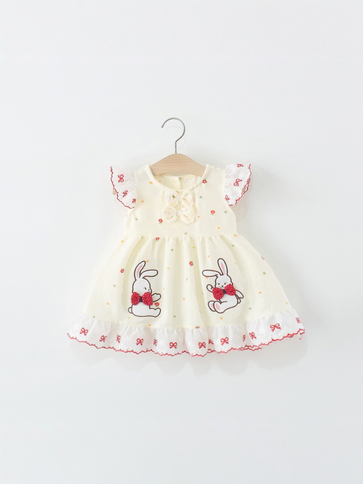 Summer dress, children's cartoon skirt girl's, small princess costume with bow, children's clothing