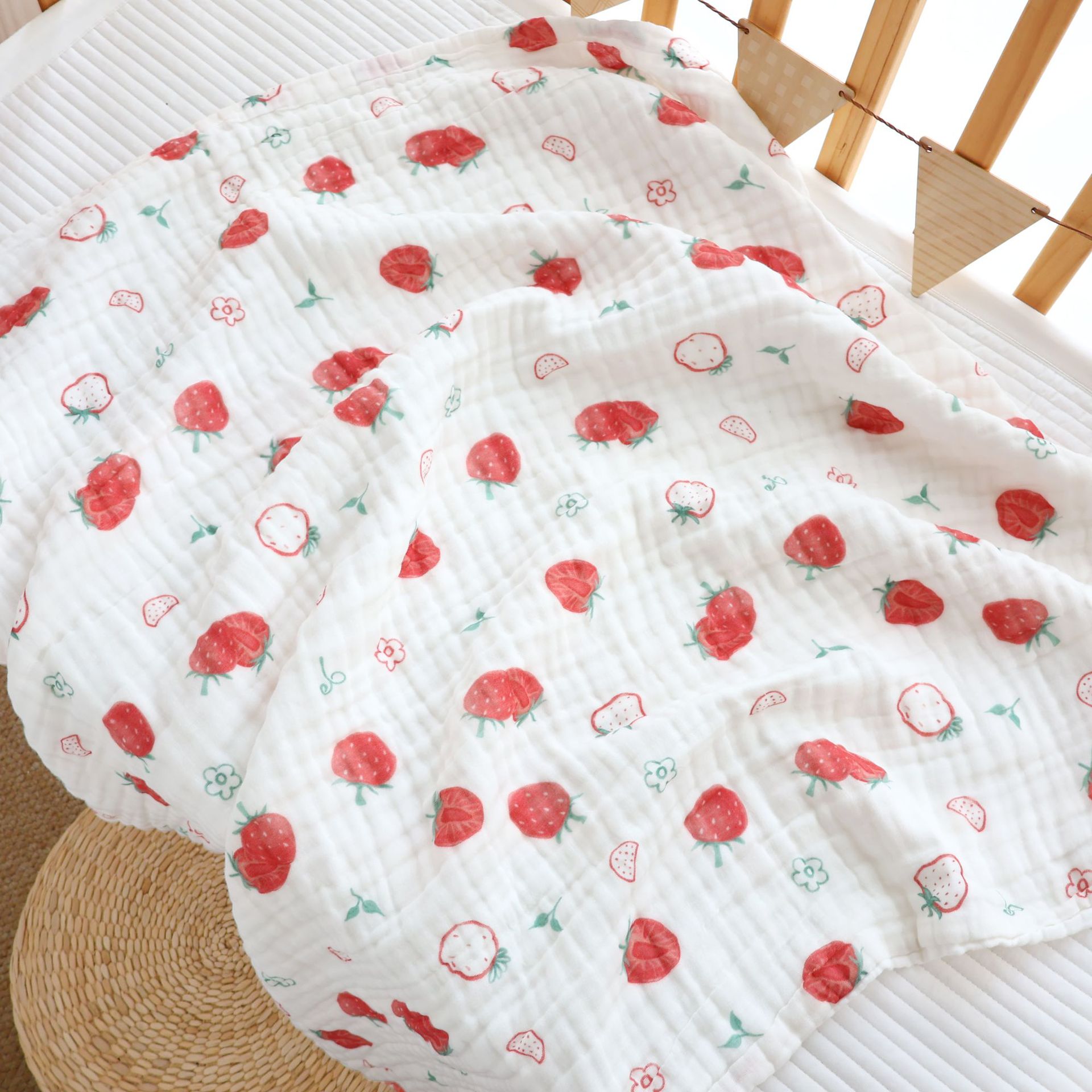 Toallas de gaza para bebés de seis capas de espuma de alta densidad para niños, toallas de baño para bebés, toallas de almuerzo para niños image 54