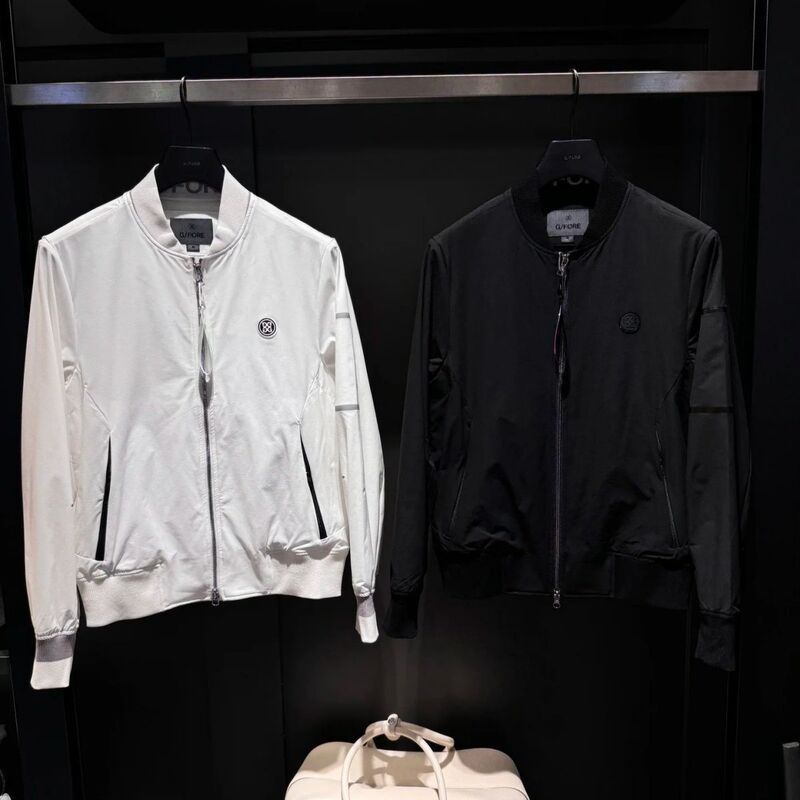 25 Korean Style Golf Men's Golf Uniform Stand Collar Zipper Long-Sleeved Jacket Outdoor Sports Lightweight Elastic Windproof Jacket 25 Korean Style Golf Men's Golf Uniform Stand Collar Zipper Long-Sleeved Jacket Outdoor Sports Lightweight Elastic Windproof Jacket