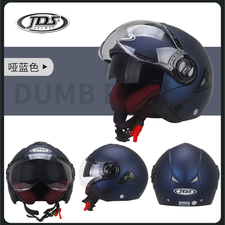 [Exclusively for Export] 3C Certified Electric Vehicle Helmet for Men and Women, Winter Battery Motorcycle Half Helmet for All Seasons