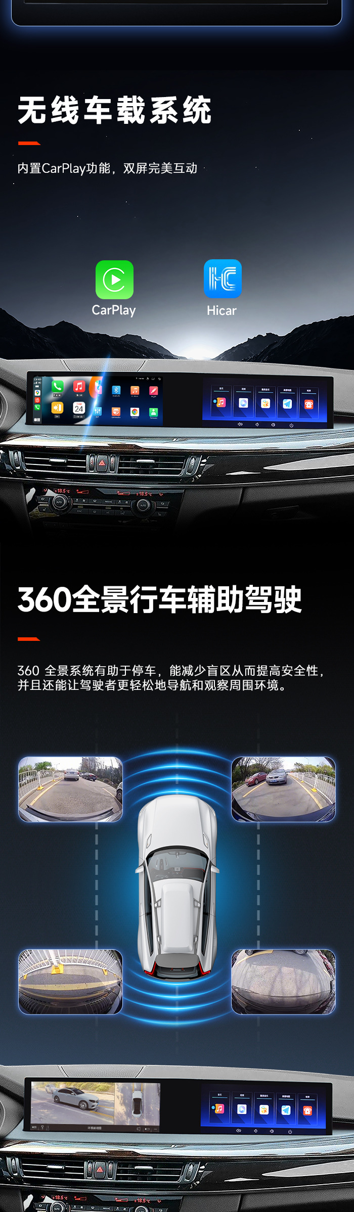 Suitable for 2014-2017 Bmw X5 21inch Android Dual-Screen Central Control Navigation Car Radio