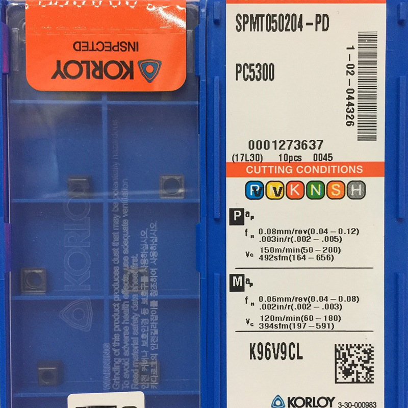 SPMT050204-PD PC5300出售KORLOY克洛伊合金涂层钻削刀片 U钻刀粒