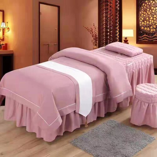 New beauty bedspread set directly supplied by the manufacturer, high-end beauty salon massage ear cleaning SPA wellness center bed cover