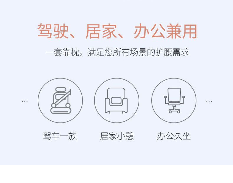 Lumbar support cushion for car, office lumbar support for long-term sitting, memory foam backrest cushion, butterfly wing lumbar support