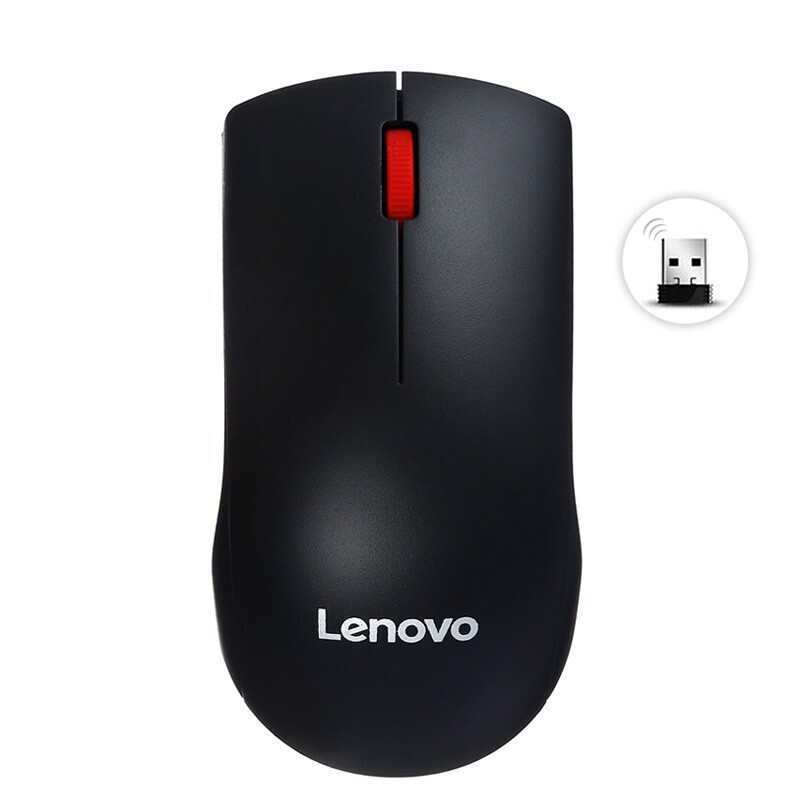 Lenovo M220 wireless light tone big red dot mouse for Office Home business desktop computer notebook