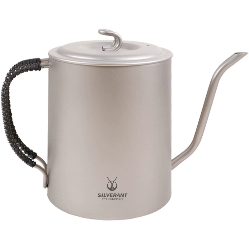 Silverant Silver Aite Pure Titanium Long Titanic Hands Family Drip Filter Filter Coffee Multifunctional Filter