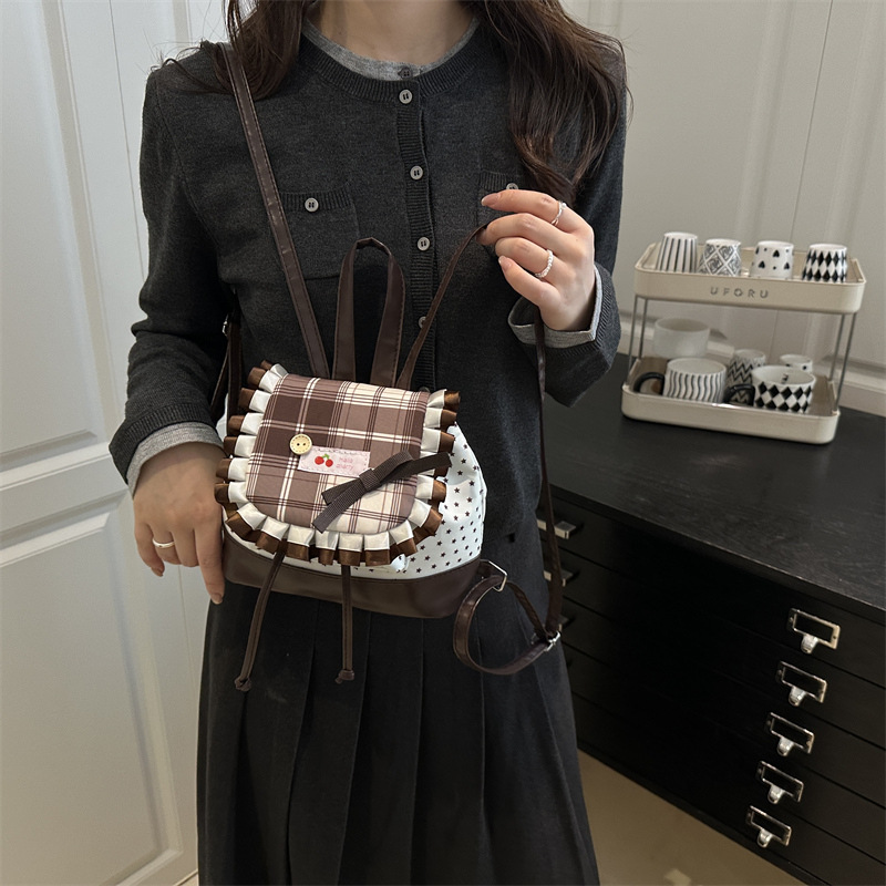 Colegio de estilo versátil en mochila de chicas, estudiantes, moda, ocio, personalidad, mochila de viaje image 4