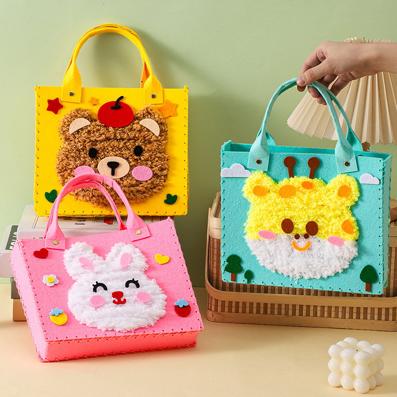 Children's Day Gift Non-Woven Sewing Kindergarten Creative Handmade DIY Materials Handmade Girls' Children's Day Toys Children's Day Gift Non-Woven Sewing Kindergarten Creative Handmade DIY Materials Handmade Girls' Children's Day Toys