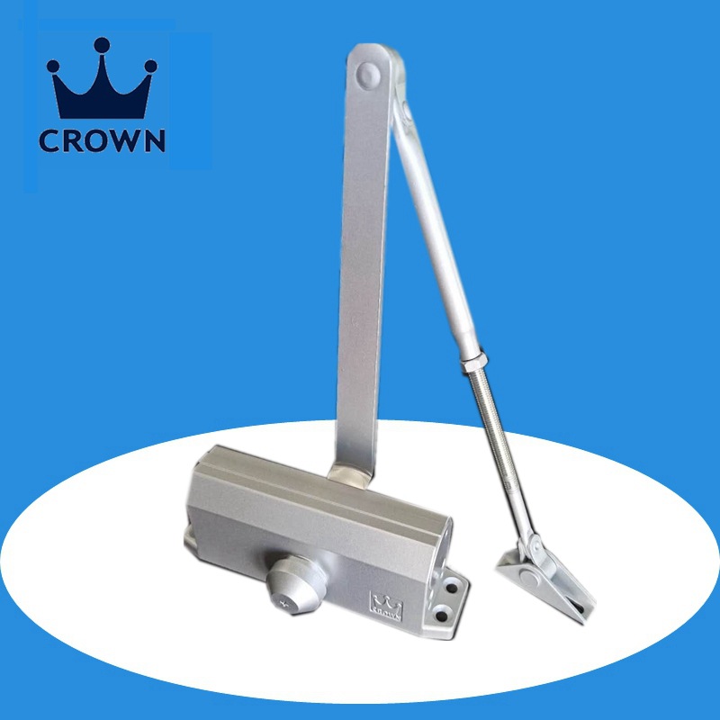 皇冠闭门器071型不定位自动关门器防火门可调闭门速度液压双开门