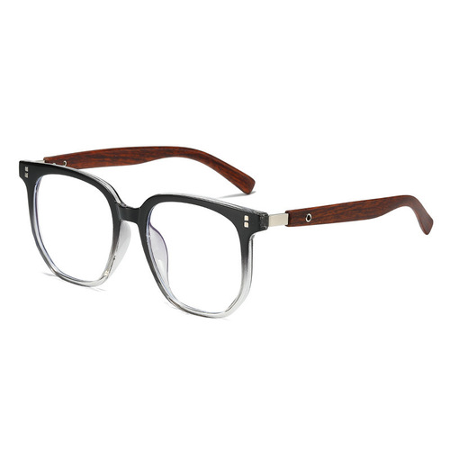 新款防蓝光眼镜男女可配近视镜架木纹腿平光镜网红复古眼镜框素颜