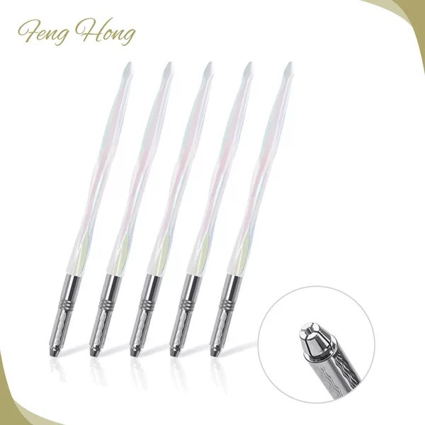 Colorful Crystal Embroidery Handmade Pen Yak Embroidery Pen Transparent Cross Line Pen Factory Outlet Labelable