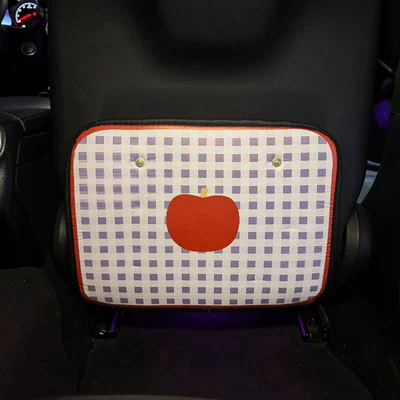 Blue Apple Anti-Kick Pad Universal Rear Seat Back Anti-Dirty Protective Pad Car Rear Seat Protective Pad Anti-Wear Pad (Chair back anti-kick pad) - blue-apple-short-anti-kick-pad-1-piece