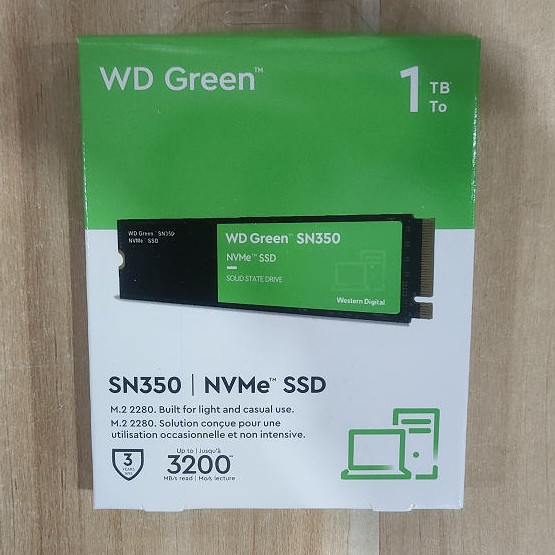 Wd Western Digital Green Drive Sn3000 1Tb M.2 Nvme Solid State Drive