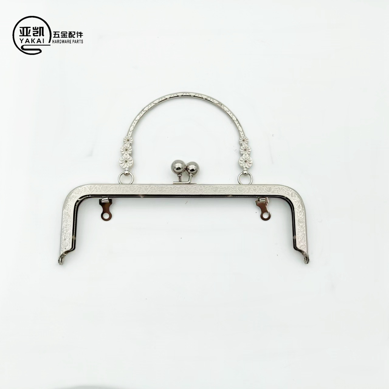 En stock nuevo 20cm tornillo estilo tres flor mano tire boca oro accesorios hardware accesorios mango boca oro al por mayor