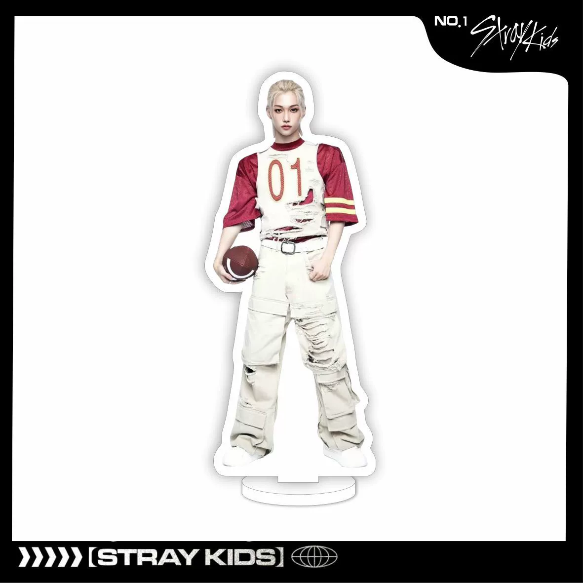 Акриловая двусторонняя фигурка (Stray Kids) 15 см — настольный коллекционный аксессуар, двусторонняя печать