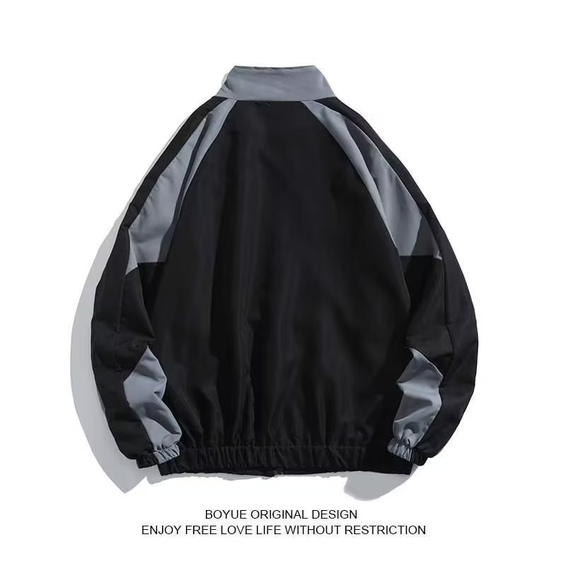 Japanese retro autumn demi-season jacket for leisure