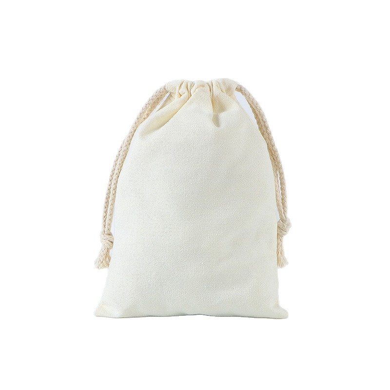Bolsa de lona con cordón, bolsa de algodón, bolsa de lona en blanco, bolsa de almacenamiento, bolsa de regalo, bolsa con logotipo personalizado, bolsa de regalo