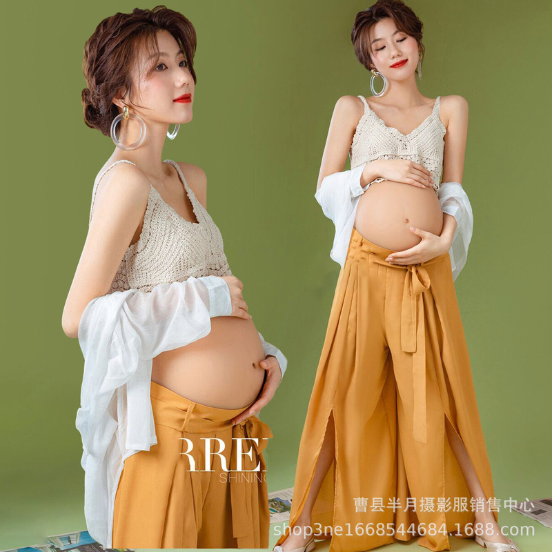 New Photo Studio Pregnant Women Photo Clothing Photography Photo Clothing Cute Small Fresh Casual Personalized Pregnancy Photo Clothes