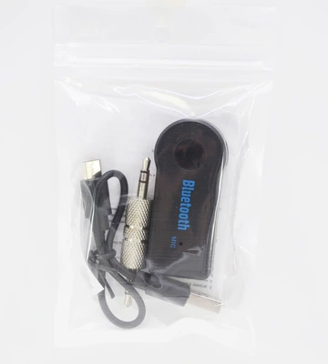 BT350 Bluetooth Receiver 3.5mm Wireless 5.0 Bluetooth Adapter AUX Bluetooth Audio Receiver Converter (Bluetooth Hands-free dəstləri) - bt350-bag