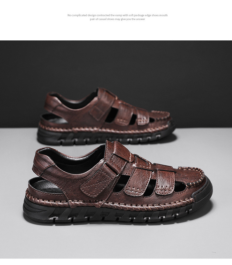Cross-border Large Size 25866 Casual Sandals, Versatile Shoes, Men's Outdoor Slip-on Shoes_vogvips.com