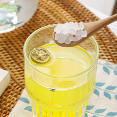 Wholesale supply small granular single crystal rock sugar, edible sugarcane single crystal rock sugar bulk 25kg/bag, soup and tea companion