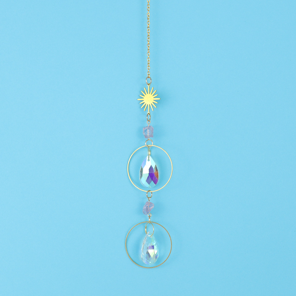 Amazon caliente suncatcher cristal Sol catcher colgante iluminación accesorios G38