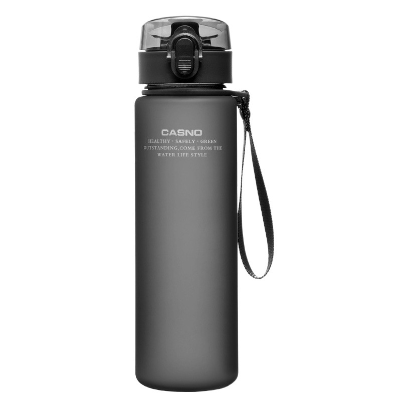 Cassino esmerilado deportes taza de agua portátil de plástico taza para hombres y mujeres creativo estudiante portátil hervidor con tapa espacio taza