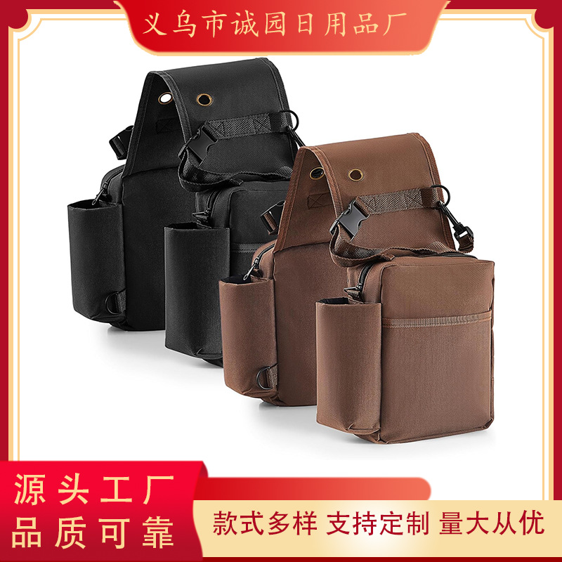 Saddle Bag with Pockets, Saddle Pouch for Water Bottles, Camera, Phone, Saddle Bag, Horse Gear