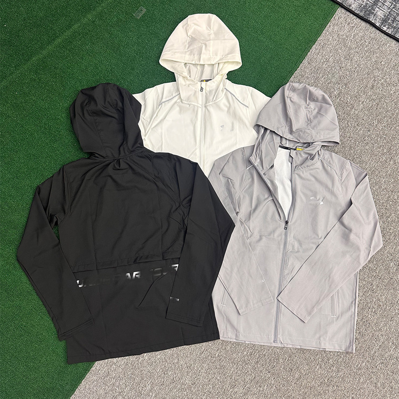 Wholesale teen jackets 2025 new spring and autumn men's casual stylish men's thin hooded outerwear