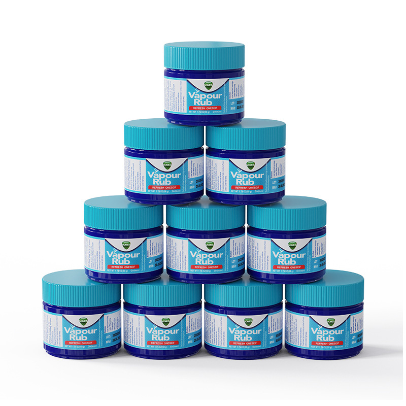 50g Vapour Rub萬金油清涼油按摩膏提神醒腦舟車暈浪外貿跨界貨源