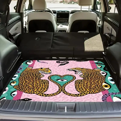 Avtomobil döşəmə paspasları: Dirt-Resistant and Wear-Resistant Car Floor - jq-trunk-mat-11-75100cm