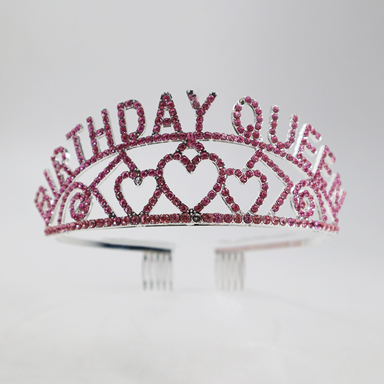 Venta caliente europea y americana reina corona tocado de alta gama fiesta cumpleaños princesa corona Boda nupcial corona accesorios para el cabello al por mayor