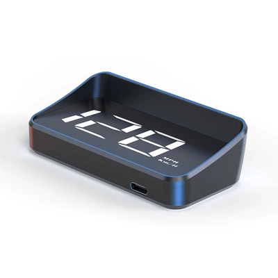 Weiying Intelligent Car Hud Head-Up Display Car Hd Gps Speedometer Portable Car Instrument Modification (Vehicle HUD) - white-kmh